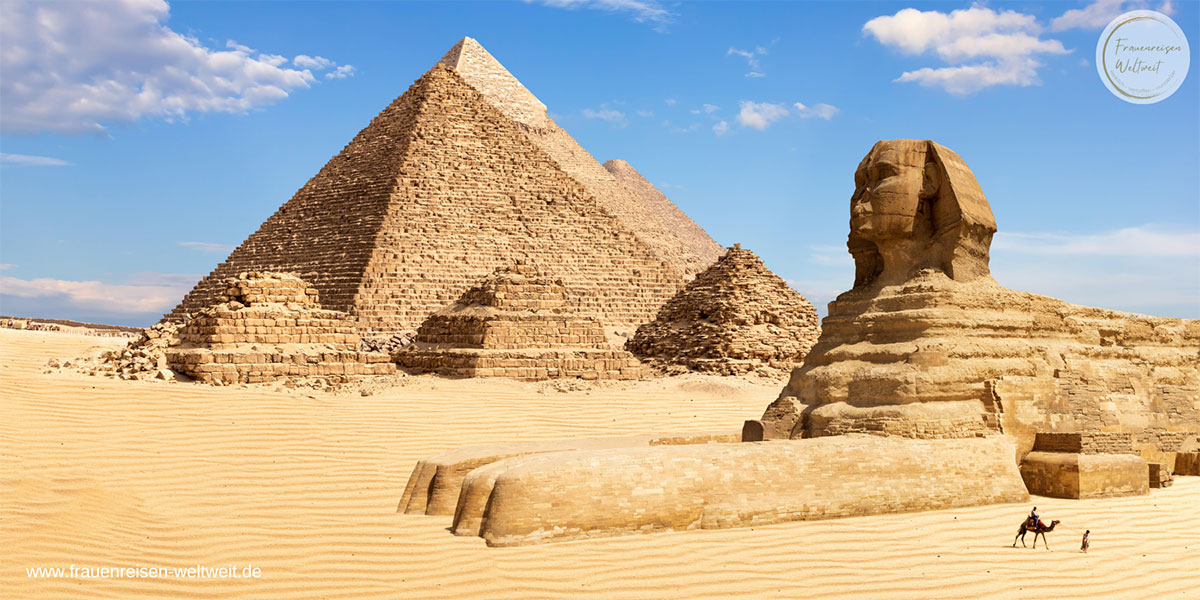 Pyramiden und Sphinx in Gizeh